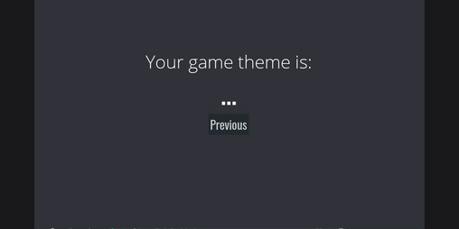Cover image for Random game jam theme generator