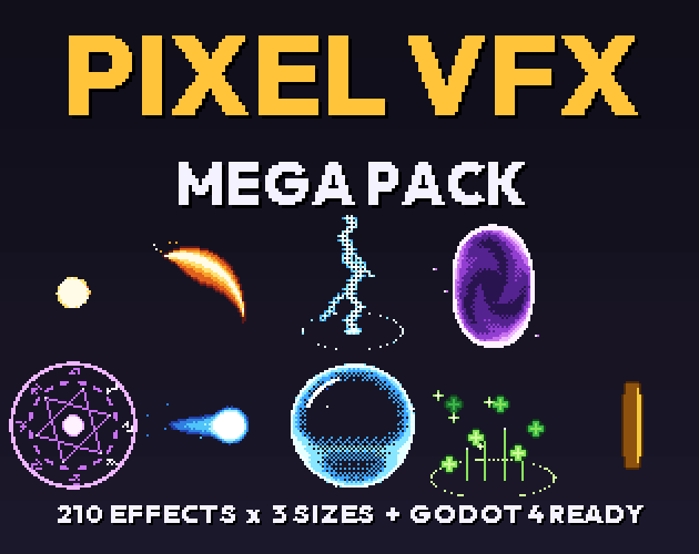 Pixel Art Bundle - 7 Packs (Tileset, UI, Icons, VFX) by REEBOO Labs ...