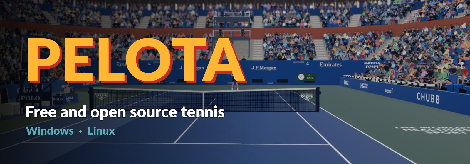 PELOTA — FREE AND OPEN SOURCE TENNIS