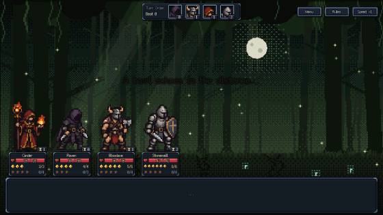A howl in the distance, the blood moon rises, and the Tyrant Wolf King appears.