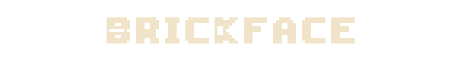 Brickface - Bold Block Title Pixel Font