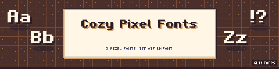 Cozy Pixel Fonts