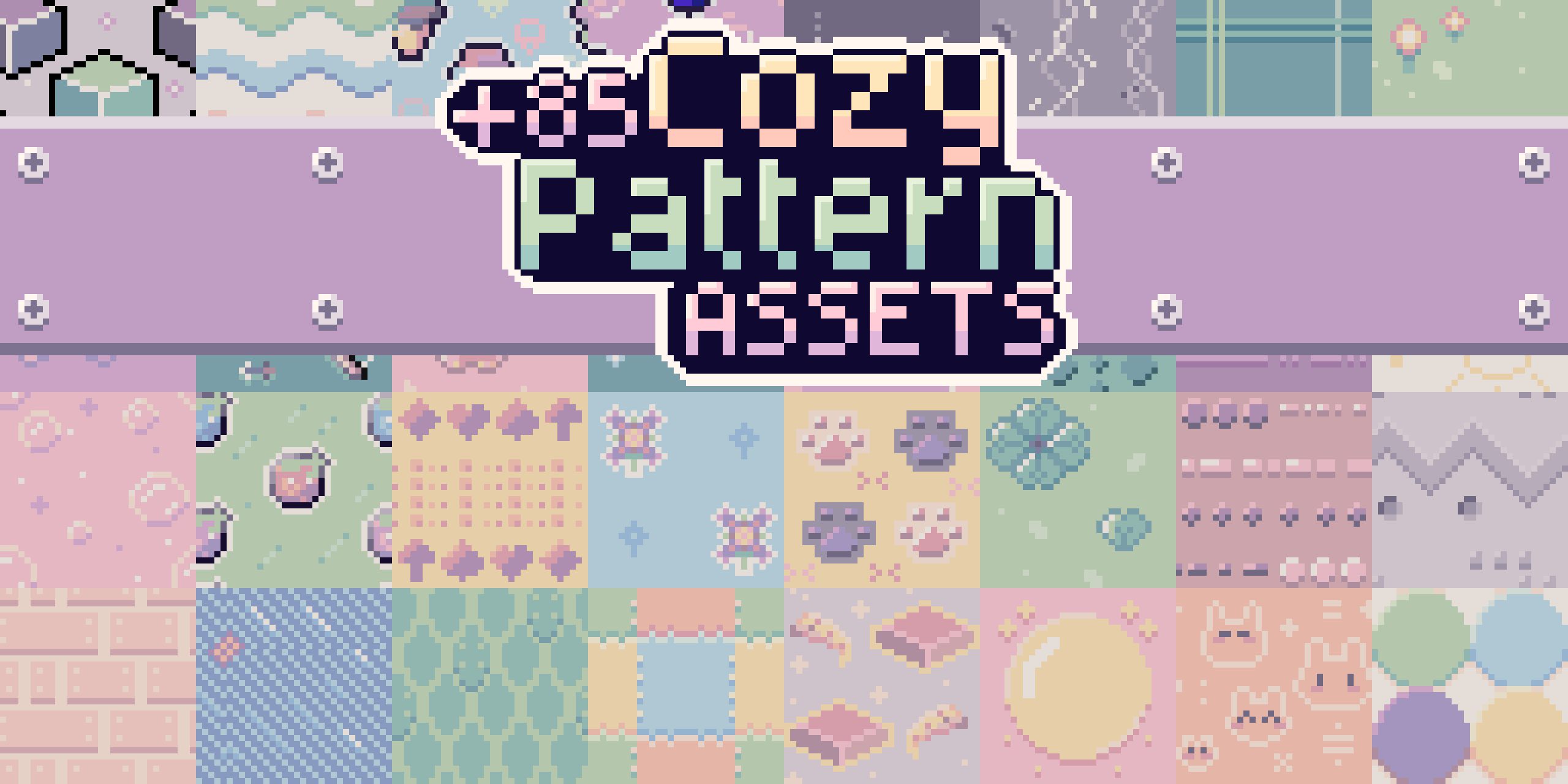 Cozy Pixel art PatternMix Asset Pack