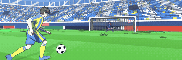 Penalty shootout in the division stadium