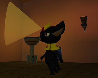 Hallway With Guard: Anubis Bone Run