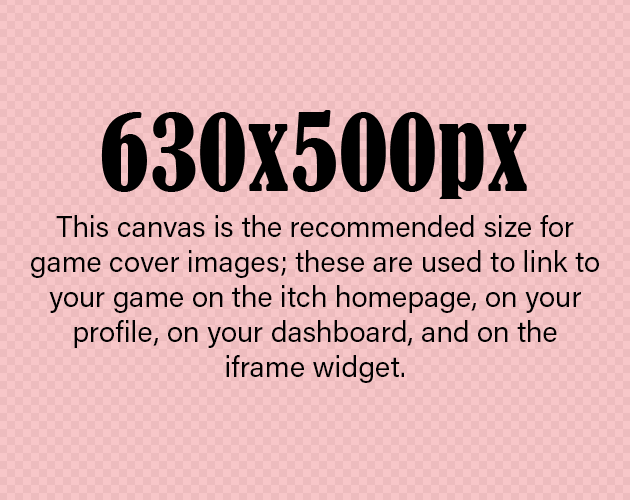 Itch Game Page Image Guide and Templates by Star West