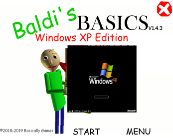 Baldi's Basics Windows XP Edition