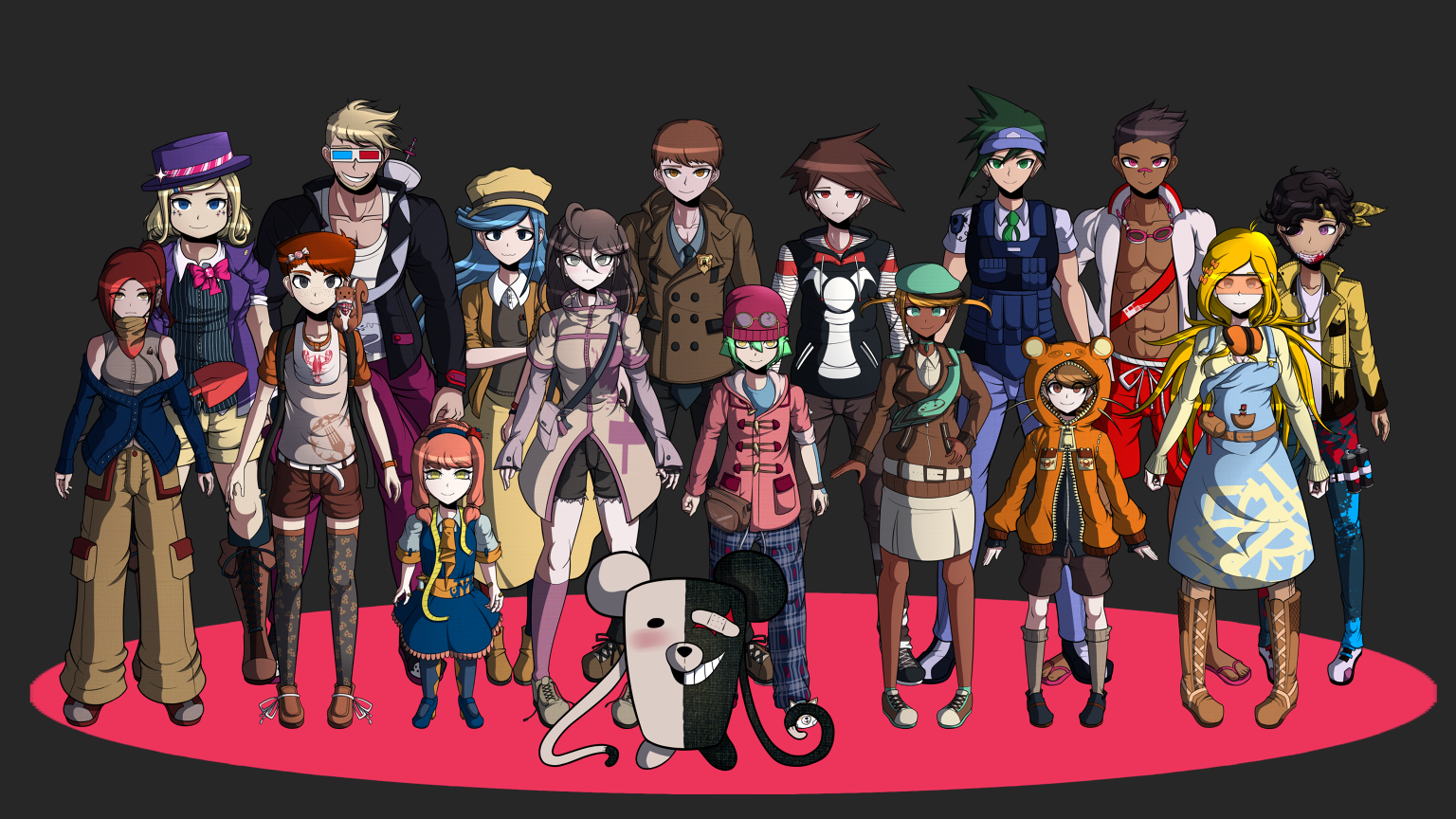 end of chapter danganronpa 1 gif