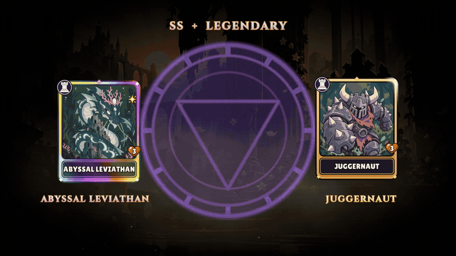 Fusion: the Abyssal Leviathan and the Juggernaut fuse into the SSS Titan Citadel.