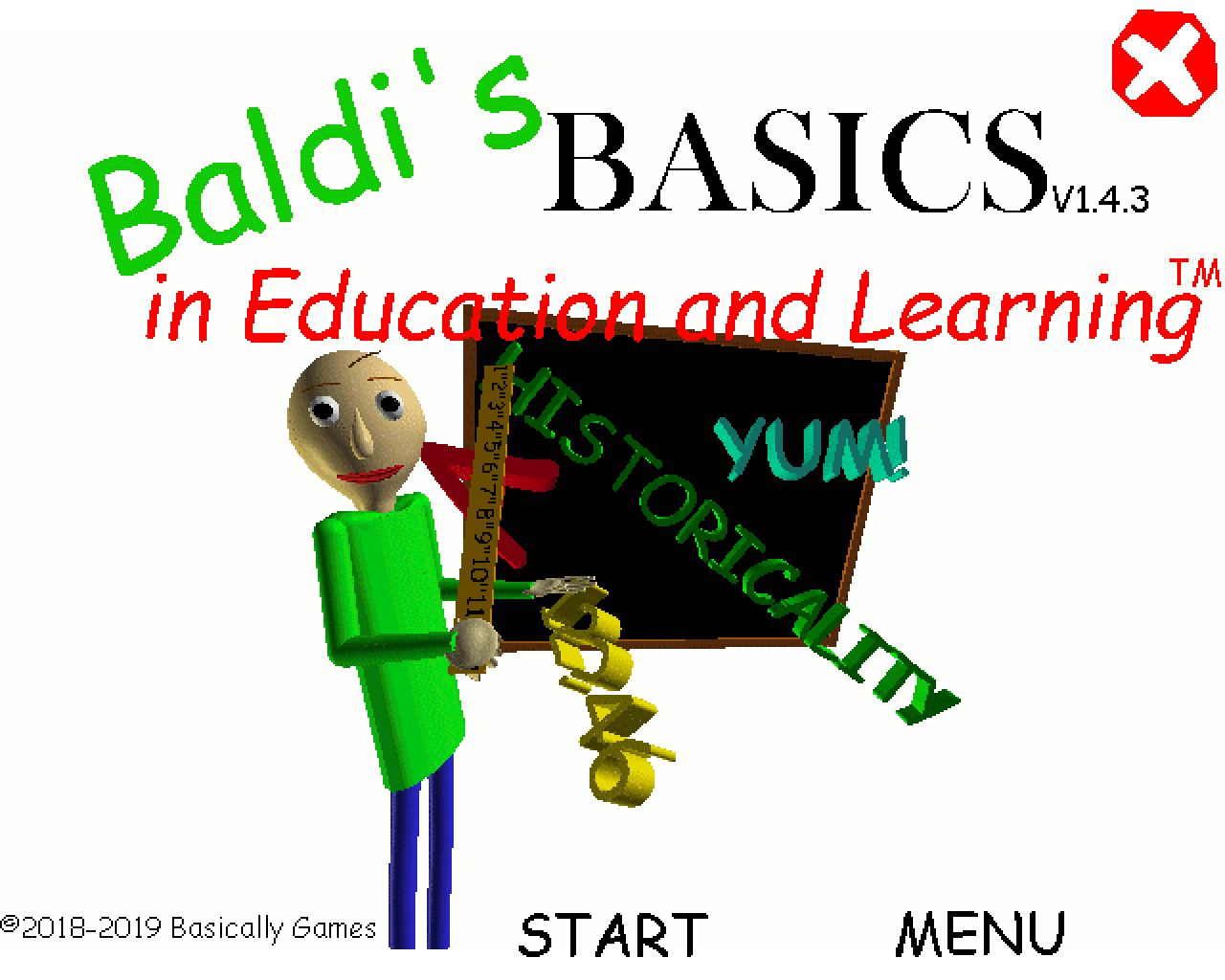 NEW HACK in Baldi's Basics 1.4.3 
