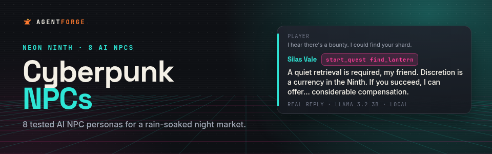 Neon Ninth: Cyberpunk NPC Prompt Pack