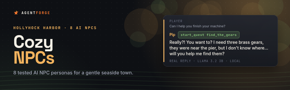 Hollyhock Harbor: Cozy NPC Prompt Pack
