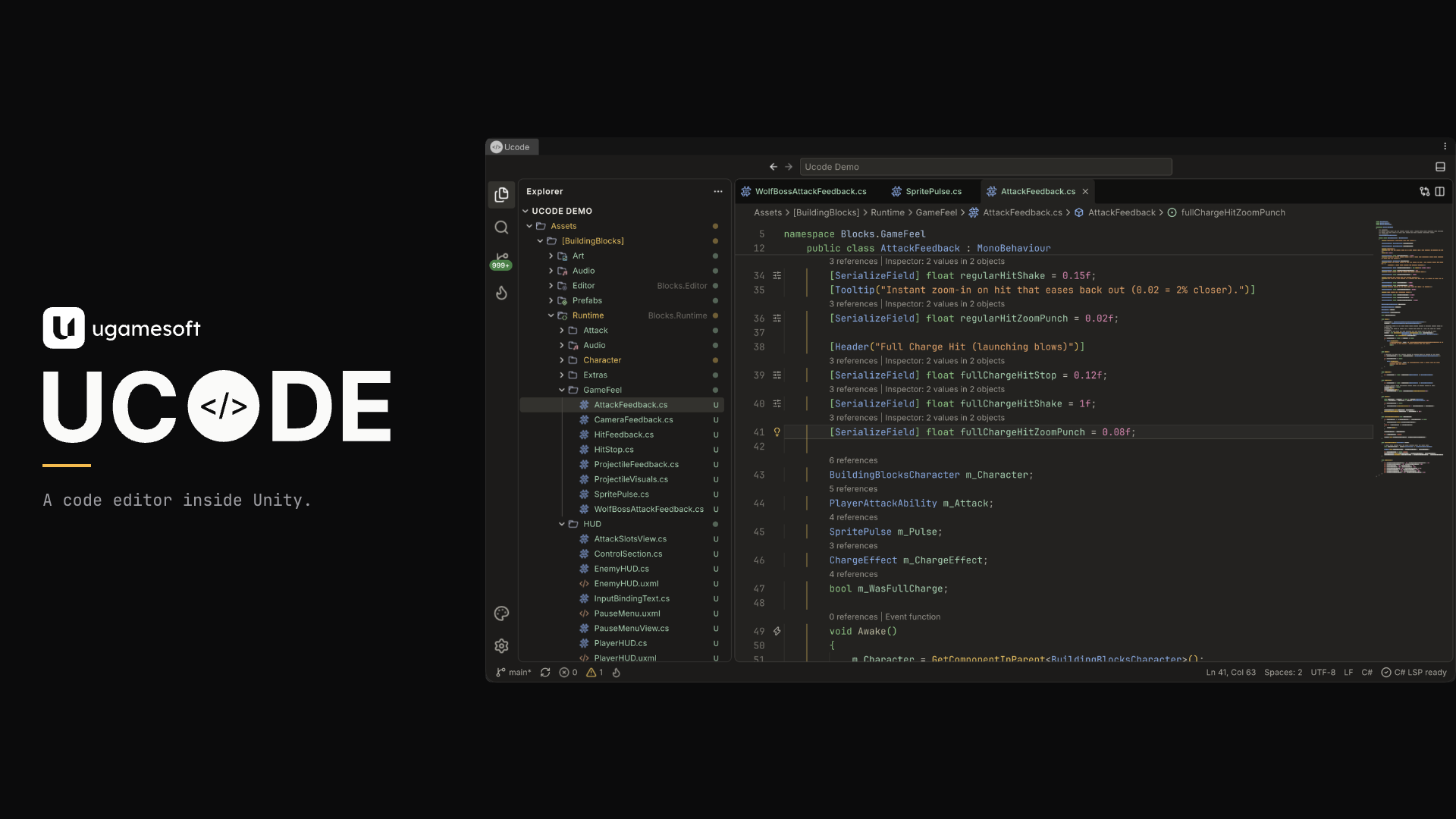 Ucode - A Code Editor inside Unity