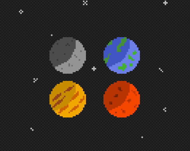 Pixel Planets by FaKtory