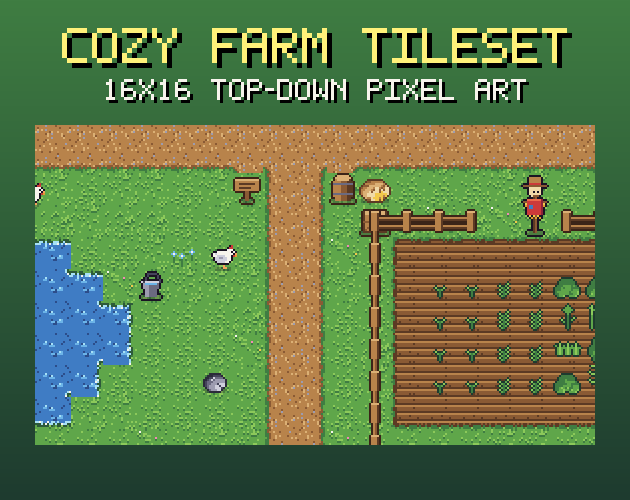 Cozy Farm Tileset 16x16