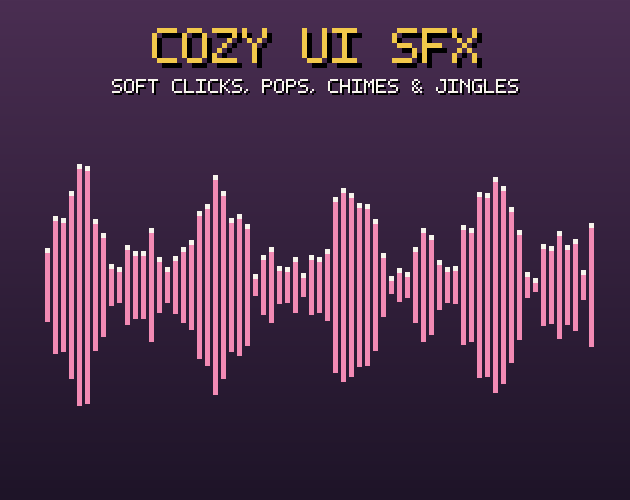 Cozy UI SFX - 63 Soft Interface Sounds