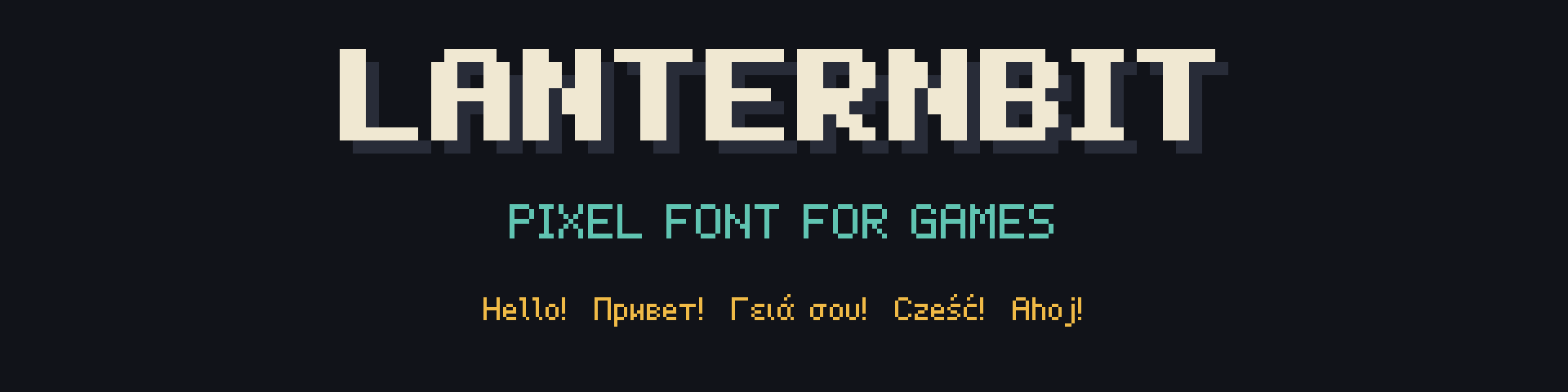Lanternbit - Pixel Font for Games