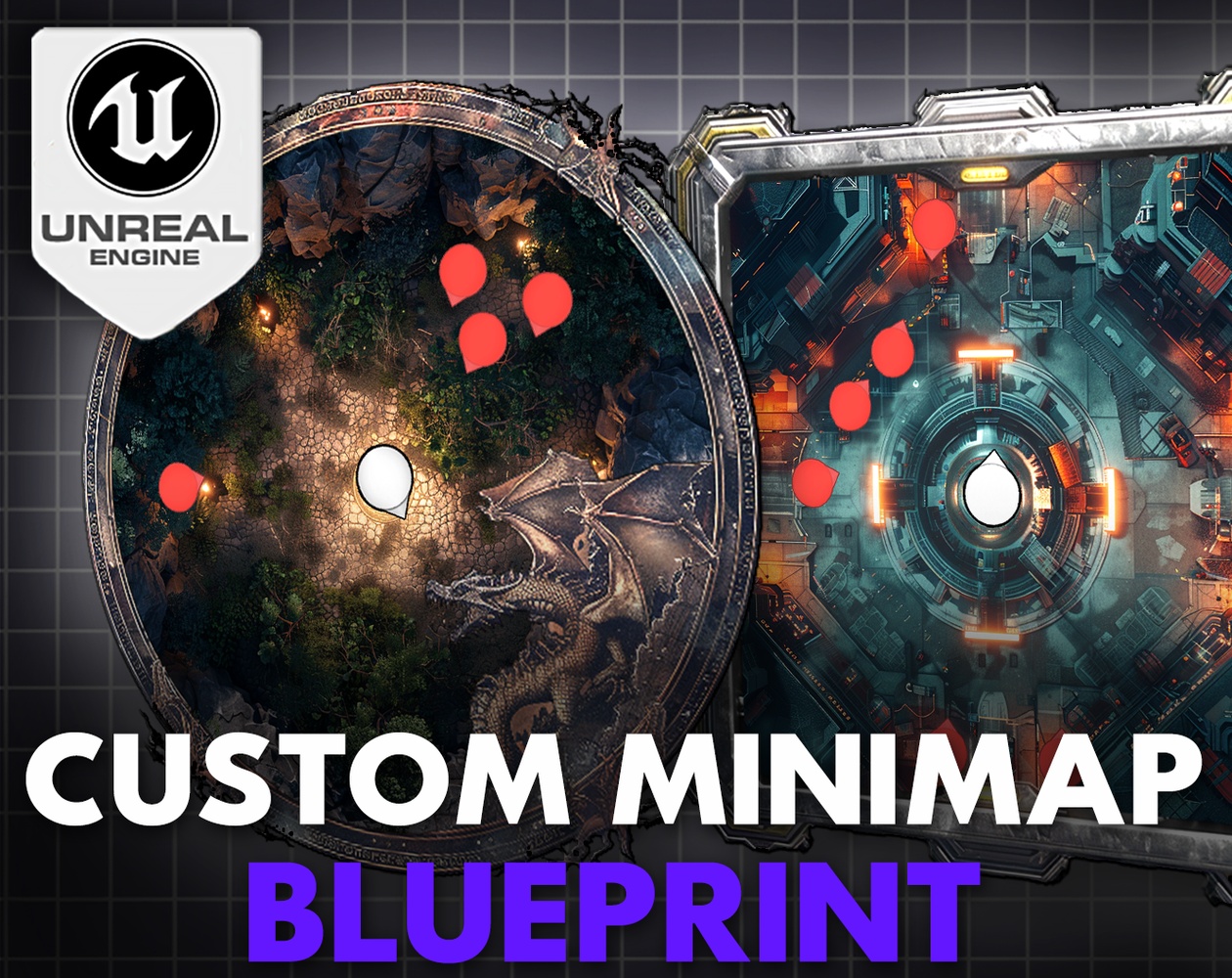 Minimap Blueprint — Unreal Engine 5 by 3D Tudor