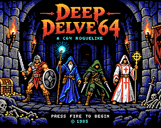 Deep Delve 64: Commodore 64 (C64) Roguelike