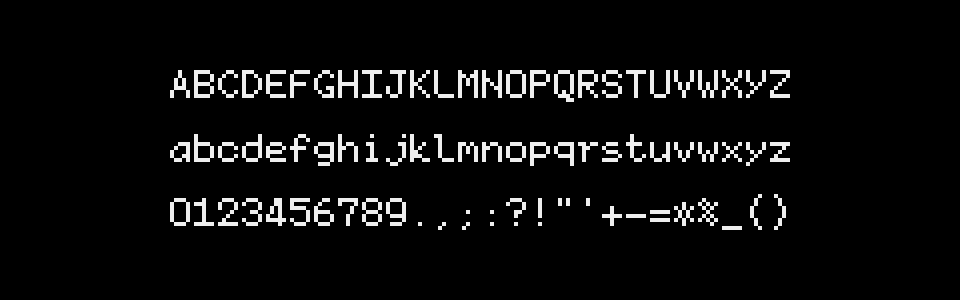 Pixel Font - STARRY