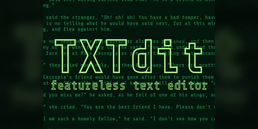 Cover image for TXTdit