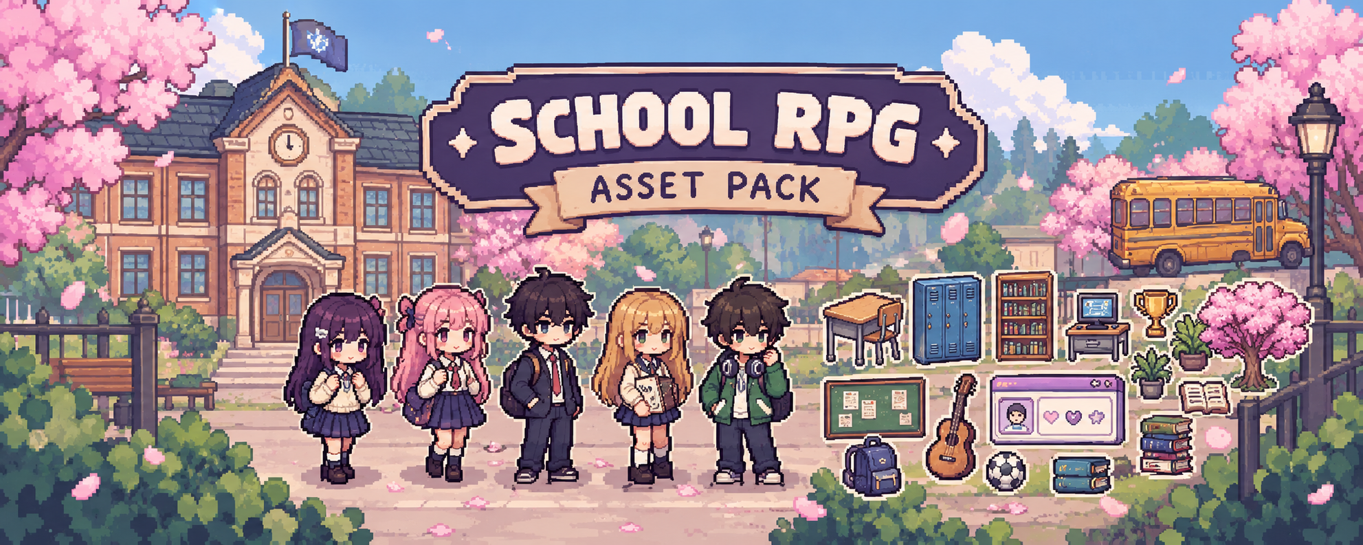 ✨ School RPG Asset Pack