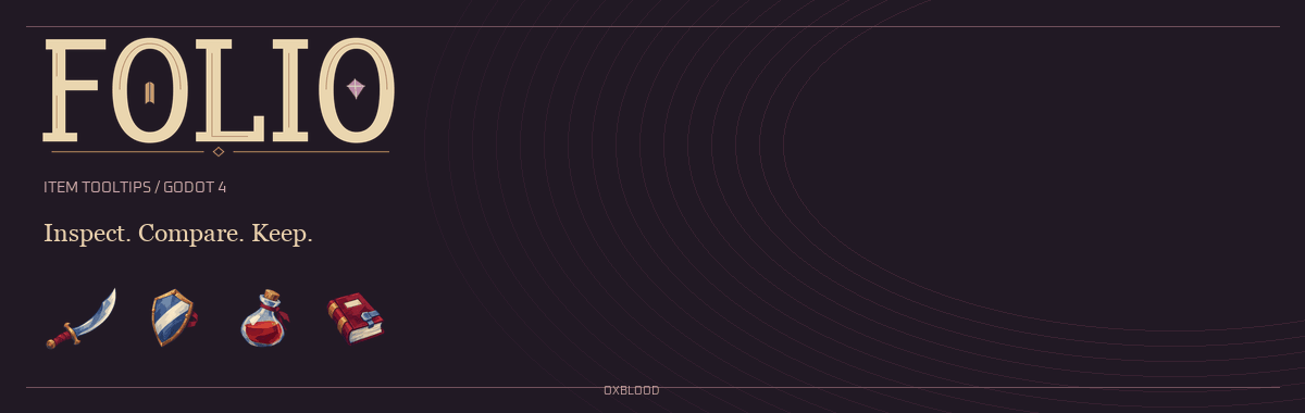 Folio - Item Tooltips for Godot