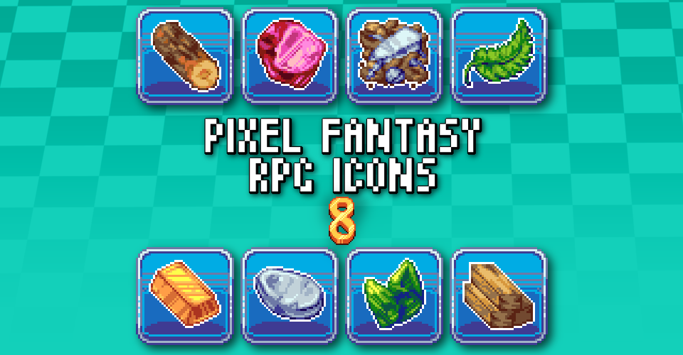 PIXEL FANTASY RPG ICONS - PACK 8