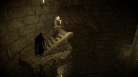 Climbing the tower on one chain