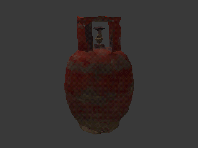 Turntable of the PSXIFY result with vertex jitter and dither