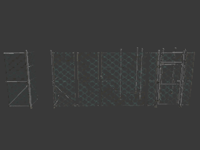 Turntable of the PSXIFY chain-link fence with transparent mesh