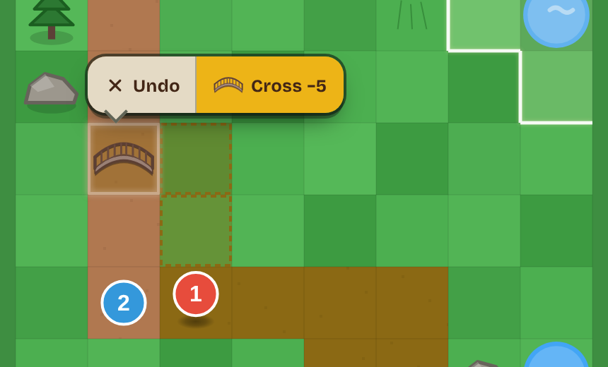 The Confirm button reads Cross −5