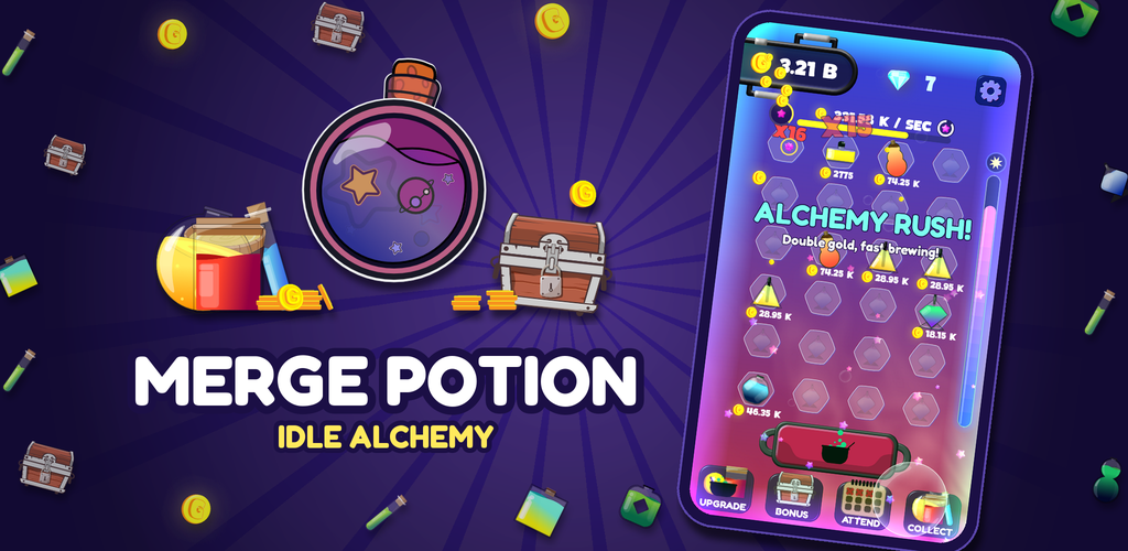 Merge Potion: Idle Alchemy (Demo)