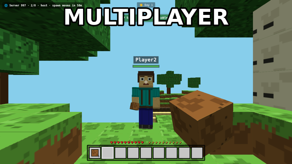 Two KUBED multiplayer players facing each other
