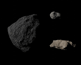 Realistic Asteroids Demo