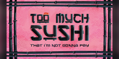 Cover image for Too much sushi