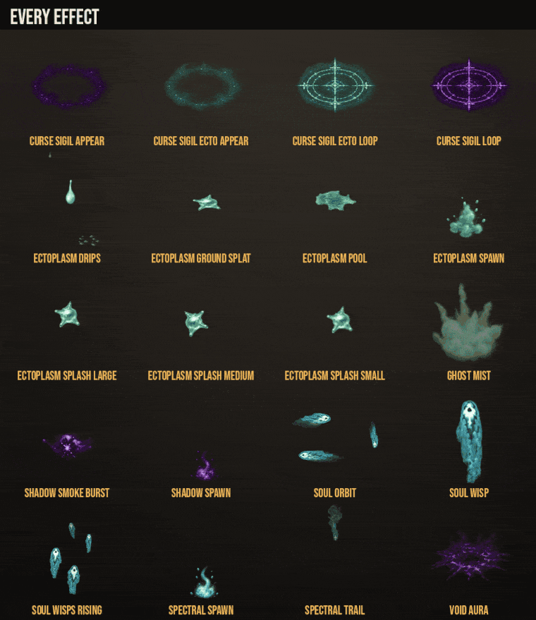 Haunted Effects: every effect