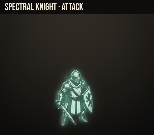 Spectral Knight: sword attack