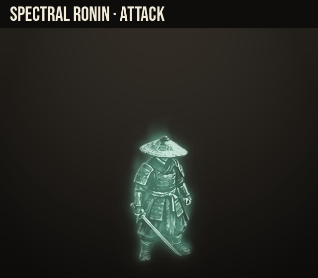 Spectral Ronin: katana attack