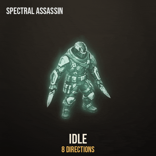 Spectral Assassin: every animation, large