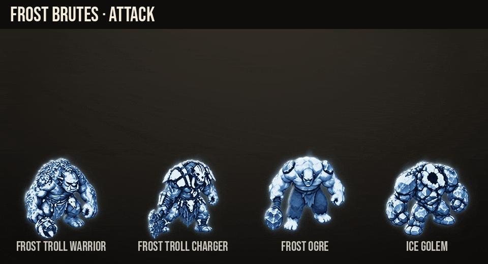 Frost Brutes: main attacks