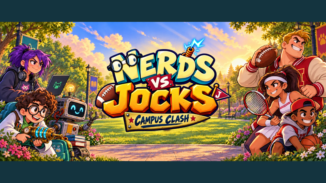 Nerds vs Jocks: Campus Clash — Chapter 1 Demo