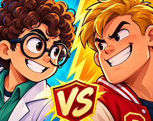 Nerds vs Jocks: Campus Clash — Chapter 1 Demo