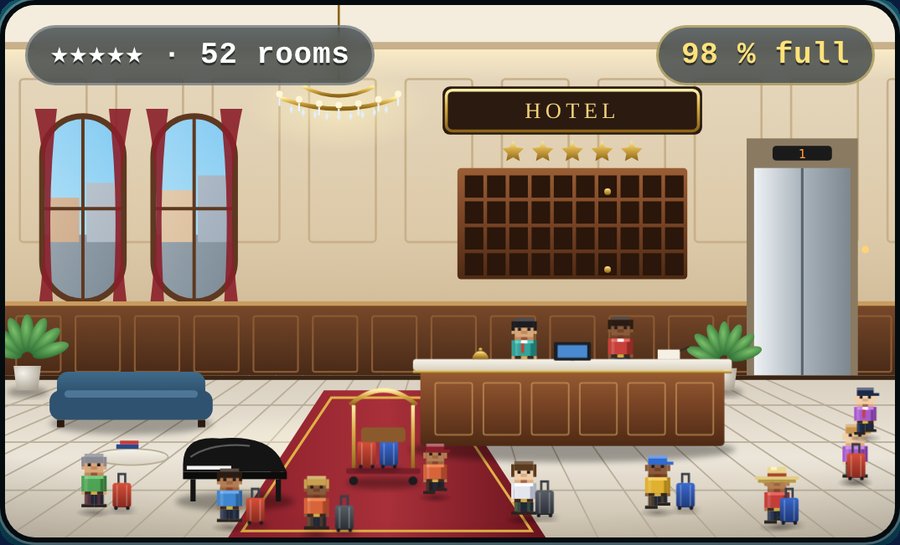 Hotel lobby interior