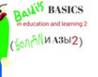 Baldi's Basics Plus 2D v1.0 Mobile by iMakeStuffSC