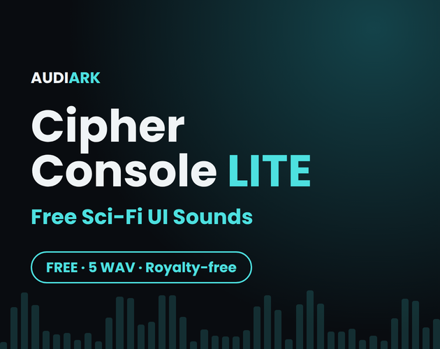 Free: 5 sci-fi UI sounds from Cipher Console (WAV, commercial use OK ...