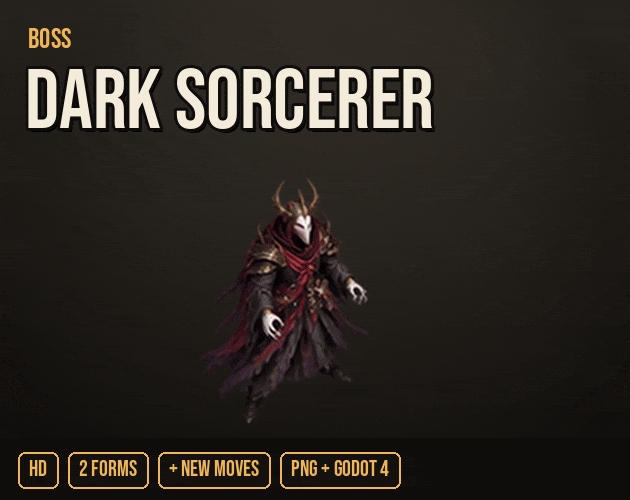 Dark Sorcerer Boss cover: the boss in action