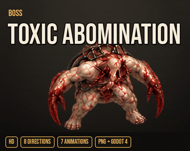 Toxic Abomination Boss cover: the boss in action