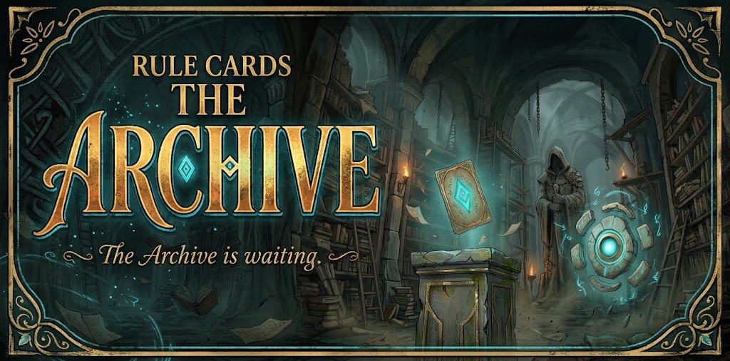 Rule Cards: The Archive
