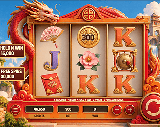 Fire Dragon Hold n Win Slot Machine Game